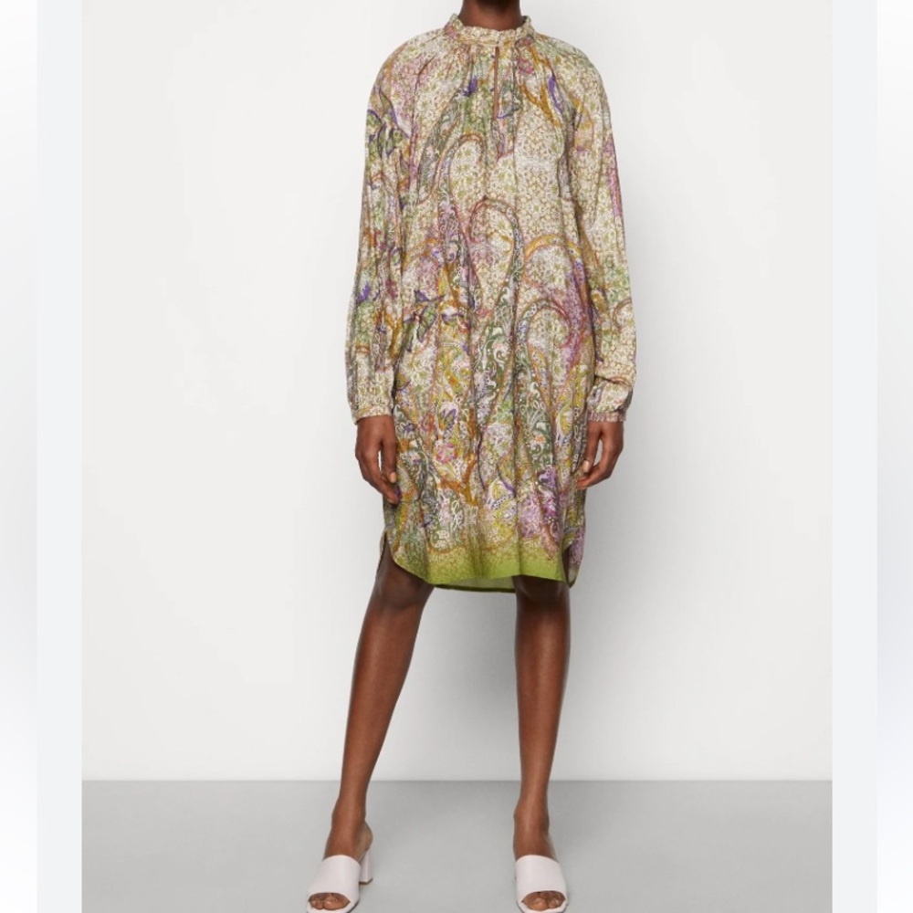 Rare Emily Van Den Bergh Floral Dress